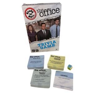 The Office Trivia Game Spin Master NBC TV Show Party Cards Dice 2+ Players 16+